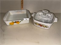 Vintage Spice of Life Corningware Cass. Dishes