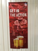 Budweiser NFL Banner - 24" x 60"
