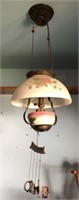 Hanging Oil Lamp Converted to Electric