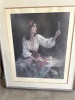SIGNED PRINT, "TEA LEAVES" AND MEMORIES BY ALAN