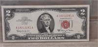 Rare Red Seal 1963 Two Dollar Bill series A