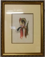 Vintage Harrison Fisher Framed Print