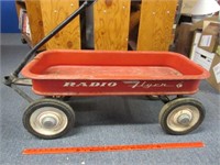 old "radio flyer" red metal wagon