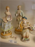 (3) Victorian Figures