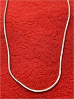 24in. Sterling Silver Necklace 8.25 Grams