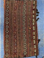 Hand Knotted Persian Turkman Rug 2.6x4.4 ft