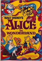 Autograph COA Alice in Wonderland Photo