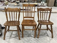 3-Wood chairs