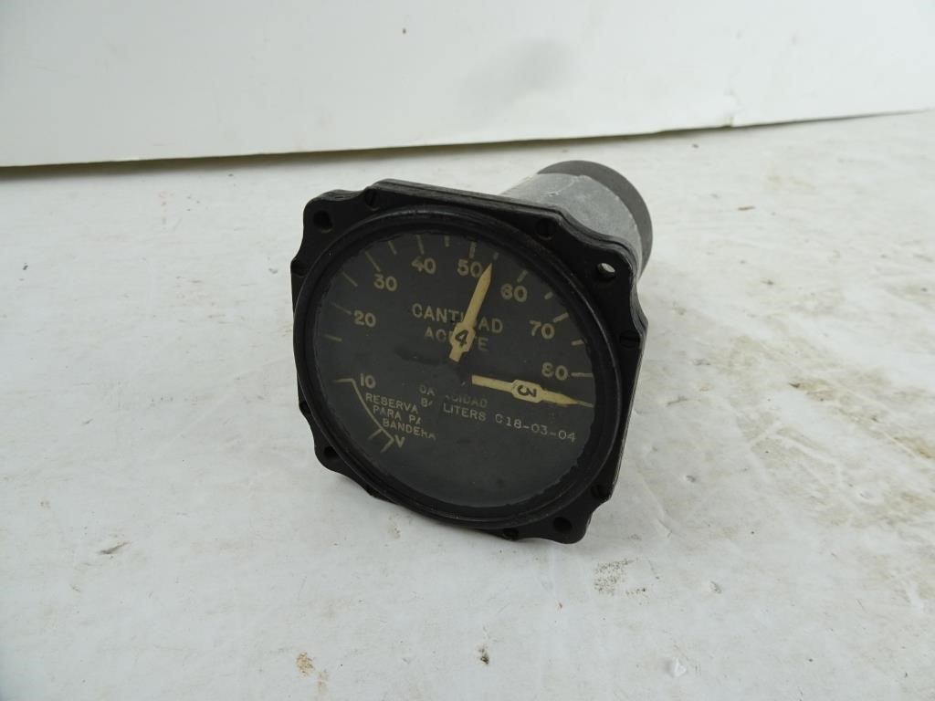 Vintage Autosyn Indicator Gauge