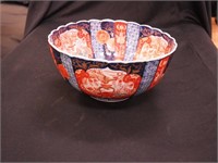Imari 12" diameter x 5 1/2" high serving bowl