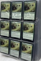 Large binder of magic cards