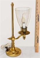 VINTAGE COLONIAL STYLE BRASS LAMP