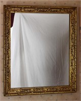 GILT FRAMED MIRROR 28" x 24"