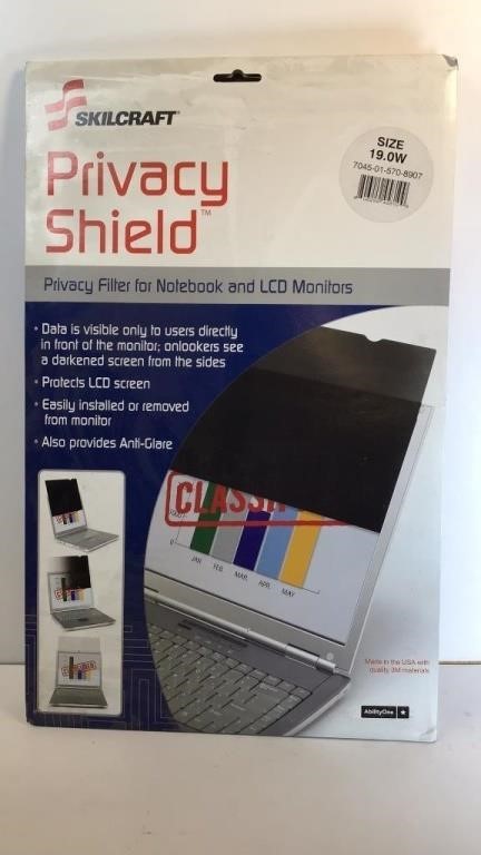 New Lot of 4 Privacy Shield 
Privacy Filter for