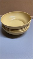 LOT OF 4 TUPPERWARE BOWLS