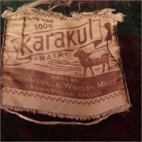 we will ship: 100% Karakul Hair wool blanket