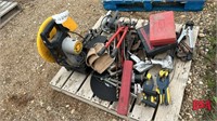 Pallet of DeWalt Cut Off Saw, Bolt Cutter&