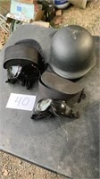 Two pairs of night hawk motorcycle glasses, size