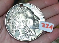 Large Buffalo coin