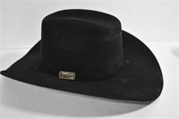 Tony Lama Black Felt Cowboy Hat,Great Cond.