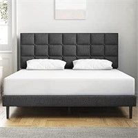ULN-Molblly Full Size Upholstered Platform Bed Fra