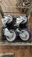 FOUR 5" KROWNE CASTER WHEELS