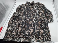 Everest Men's Silk Button-Down Shirt - XL