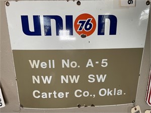 Union 76 lease sign, 24Wx20T  SSP