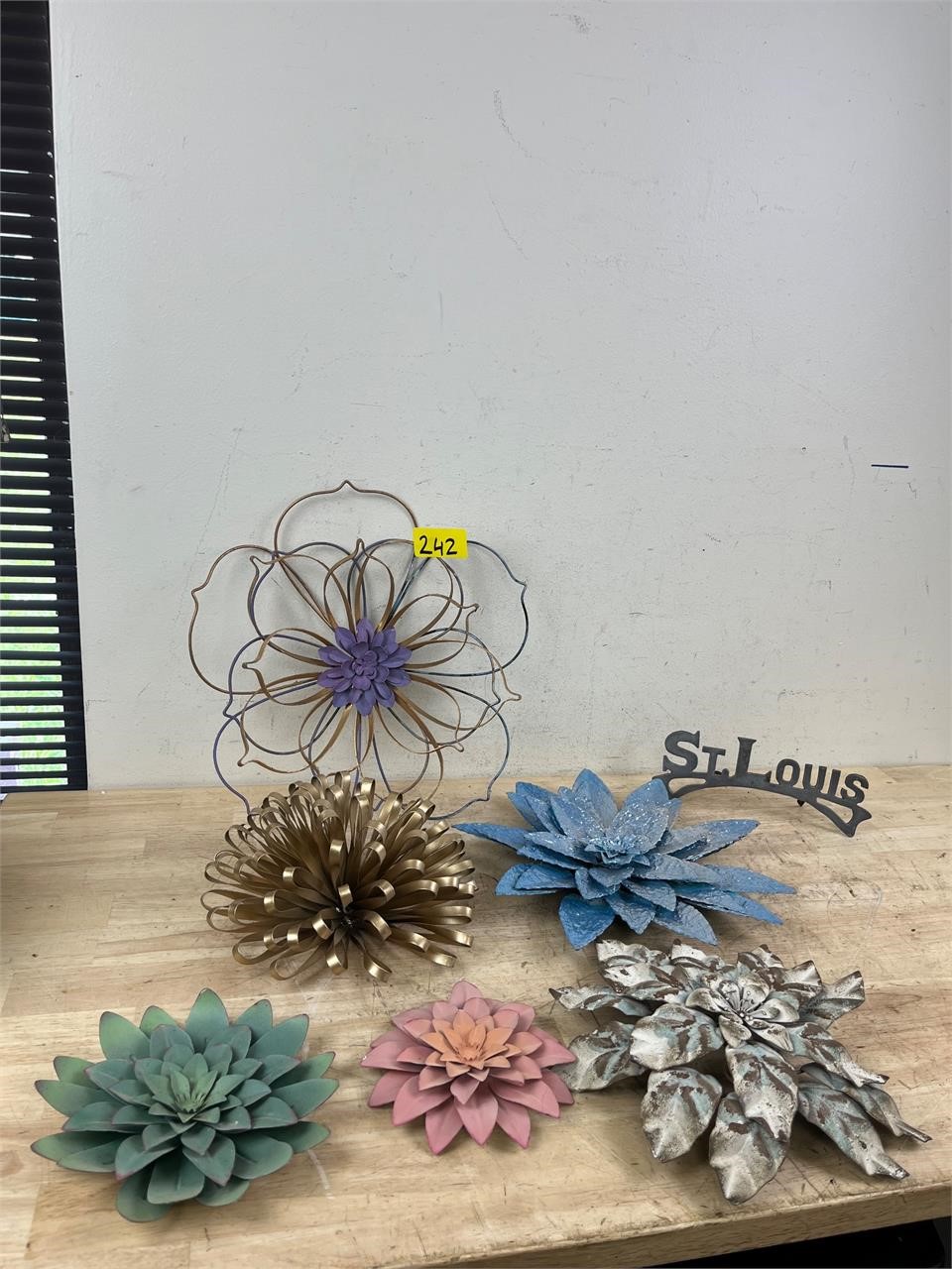 Metal Flower Decor