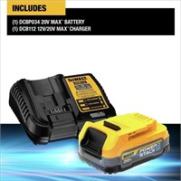 DEWALT 20V MAX* Starter Kit with POWERSTACK™ Com