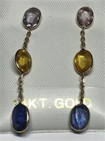 $2000 14K Sapphire Earrings 18-JM27