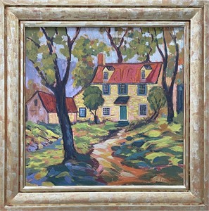 Oil painting on canvas ,Fern Isabel Coppedge