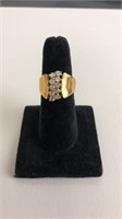 Sterling with gold overlay ring