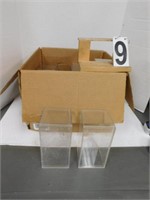 Box Of Clear Plastic Display Cases