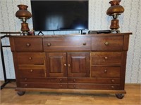 Gorgeous 8 drawer wood dresser