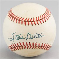 Steve Carlton 1944- American Autographed Baseball