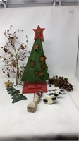 Christmas Trees & Snowman & Santa Decor