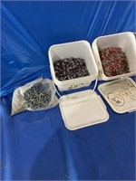 Qty of sheet metal screws - various colors