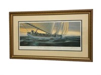 JOHN MECRAY Signed Yacht Print