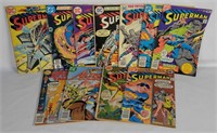 12 Assorted Vtg Superman Comics