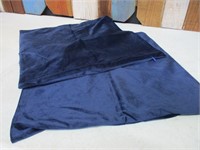 2 NEW Pillow Covers - Blue Velvet 17x17"