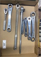 Flat of Craftsman Ratchet Wrenches