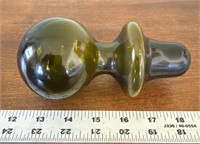 Extra large glass genie bottle stopper