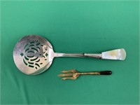 Lot Berry Spoon, Small Fork