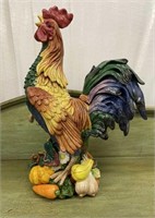 Large 17.5" Vintage Fitz and Floyd Rooster "Coq