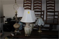 5pc Vintage Lamp Lot