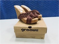 New Womens Brown sz7 GYPSY "GROOVE" Shoes