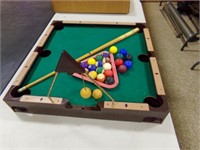 AURORA Skittle Pool - Mini Pool Table (1) Cue