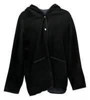 Medium-Denim & Co. Sweater Reversible Fleece