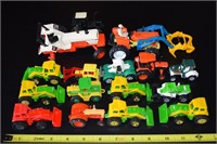 Diecast Tractors w/ New Ray Farm Motor Toys